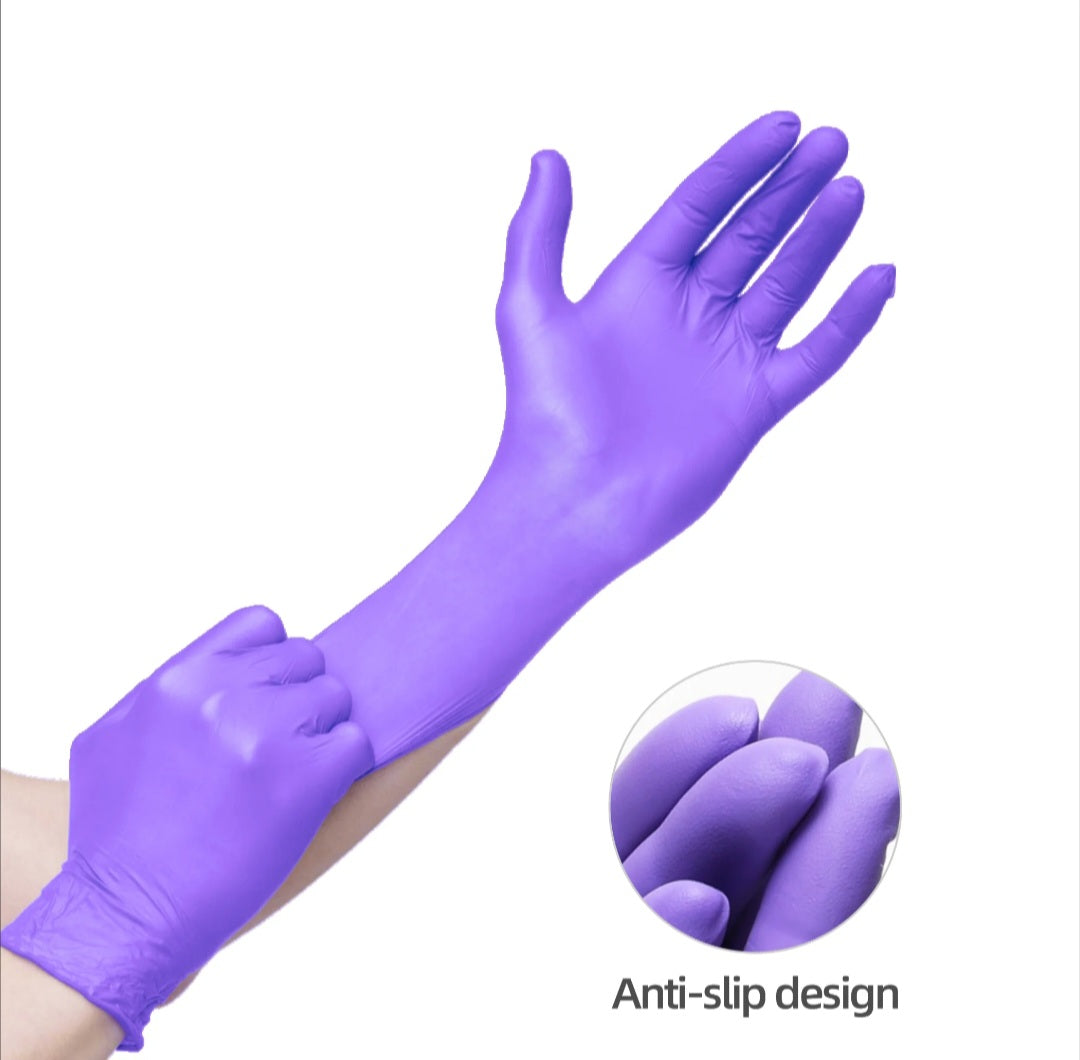 Gloves powder free - purple color- 100 pc