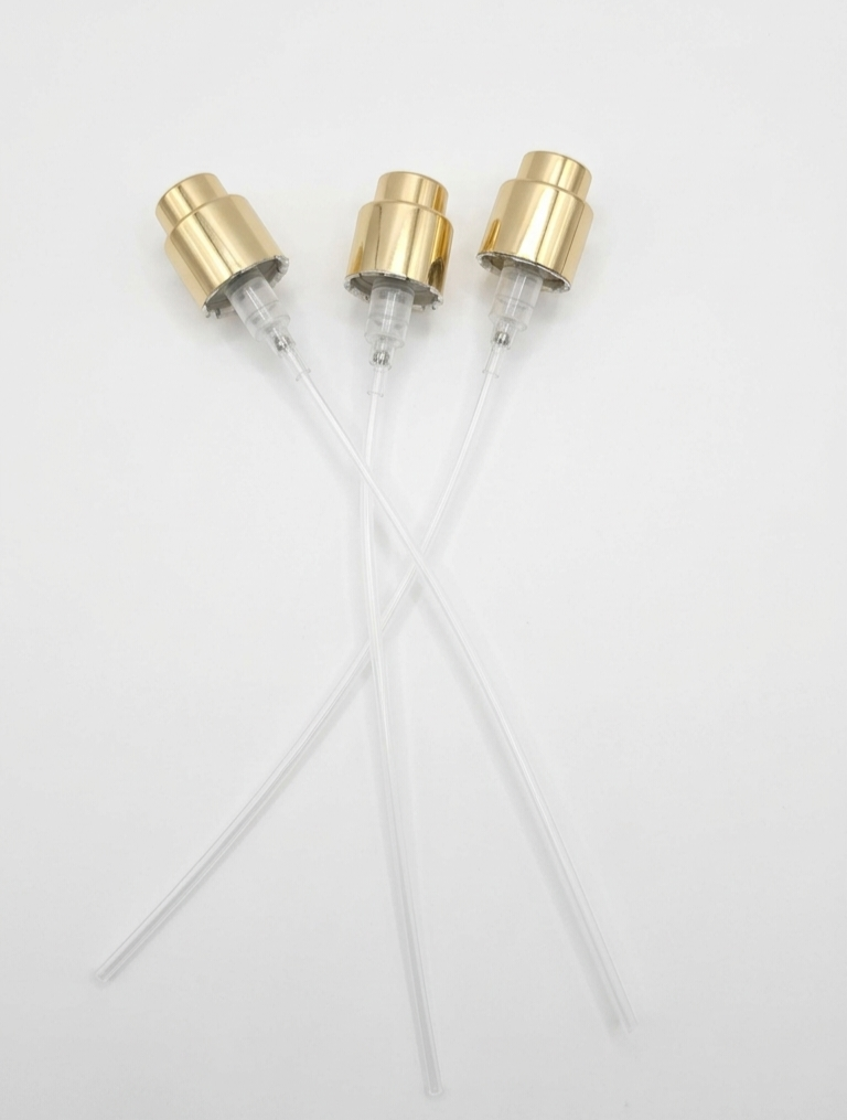 Pump coster (15mm) manual crimping (12 pcs) / color : gold