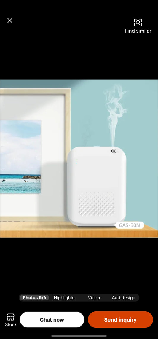 Small diffuser machines T300 (white color) coverage up to 300m2
