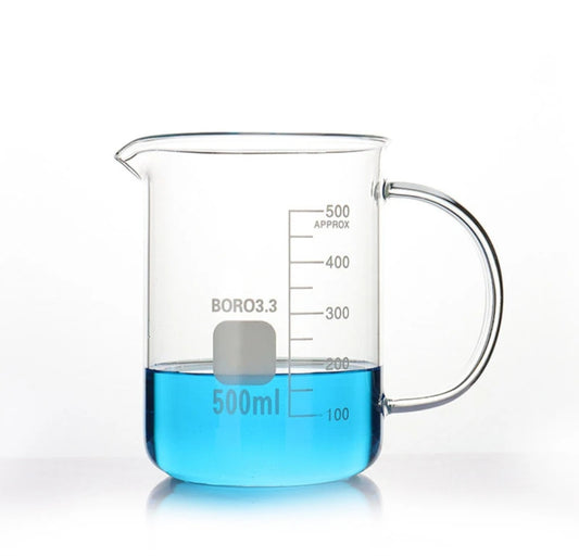 Glass Bottle 500 ML with handle
