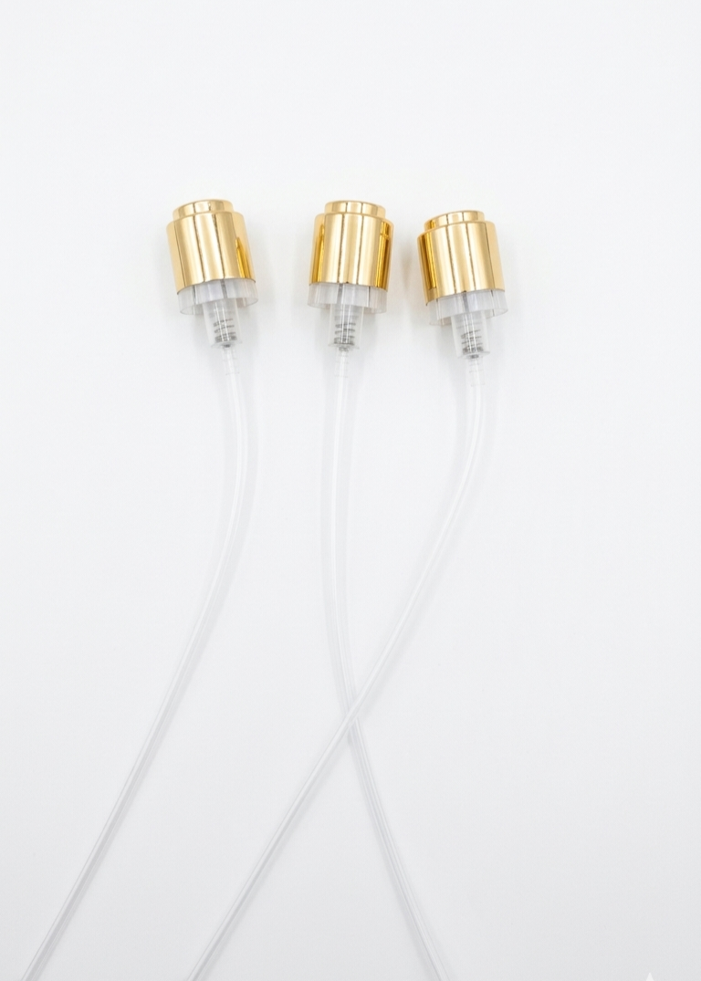 European Pump (15mm) manual crimping (12 pcs) / color : gold