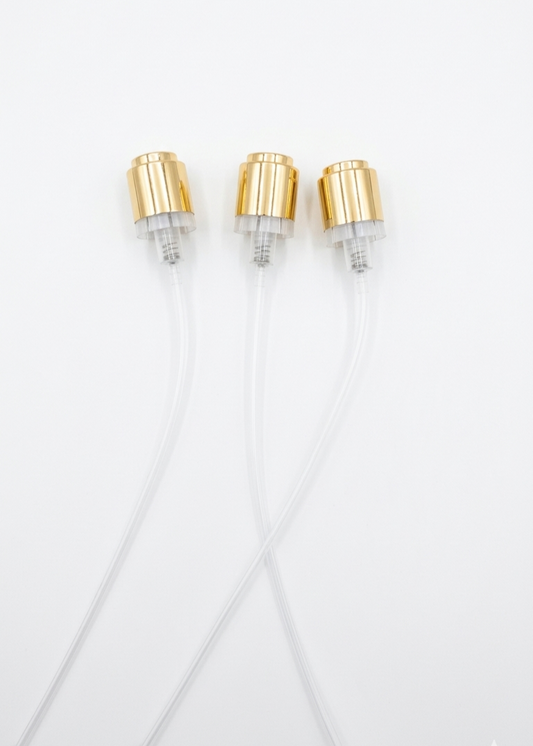 European Pump (15mm) manual crimping (12 pcs) / color : gold